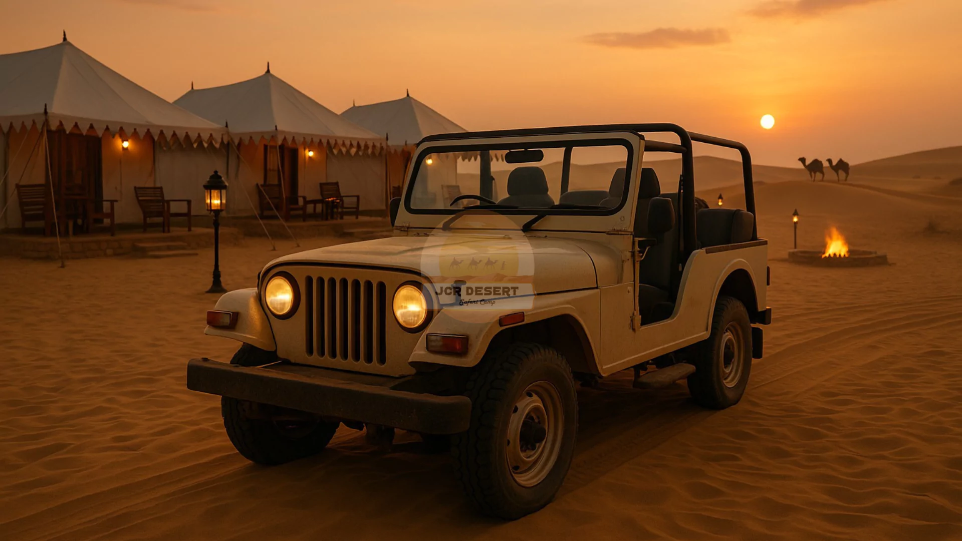 jeep safari in jaisalmer{2}