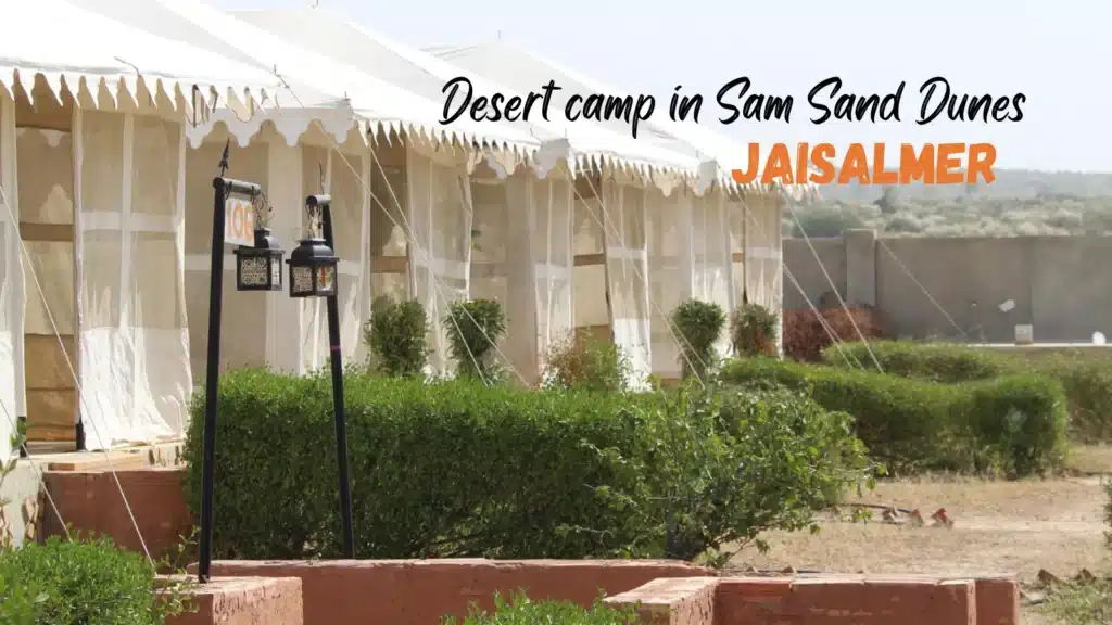 desert camp in sam sand dunes jaisalmer